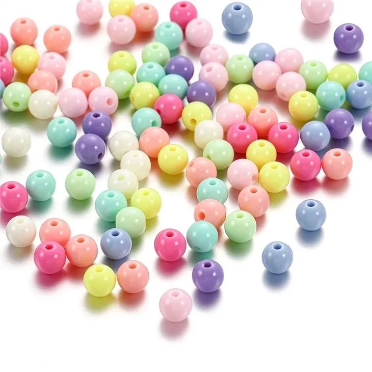 Round Pearls Plastic